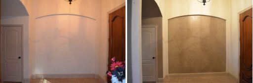 Faux Accent Niche Before and After