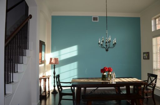 Painted Dining Room Accent Wall
