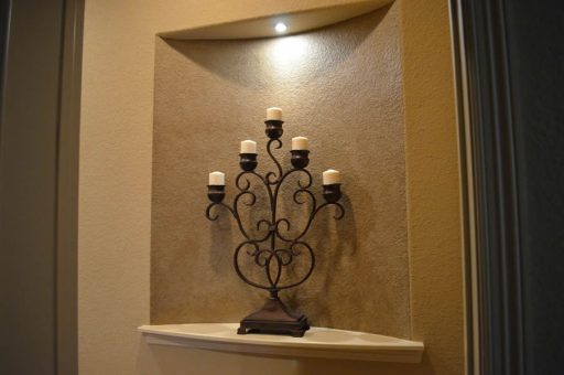 Painted Faux Accent Hall Niche