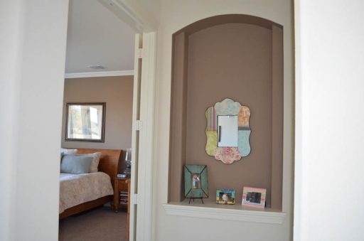 Painted Niche and Wall Accents