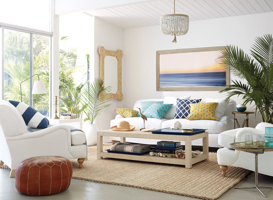 Adding a Splash of Summer to Your Living Room Walls