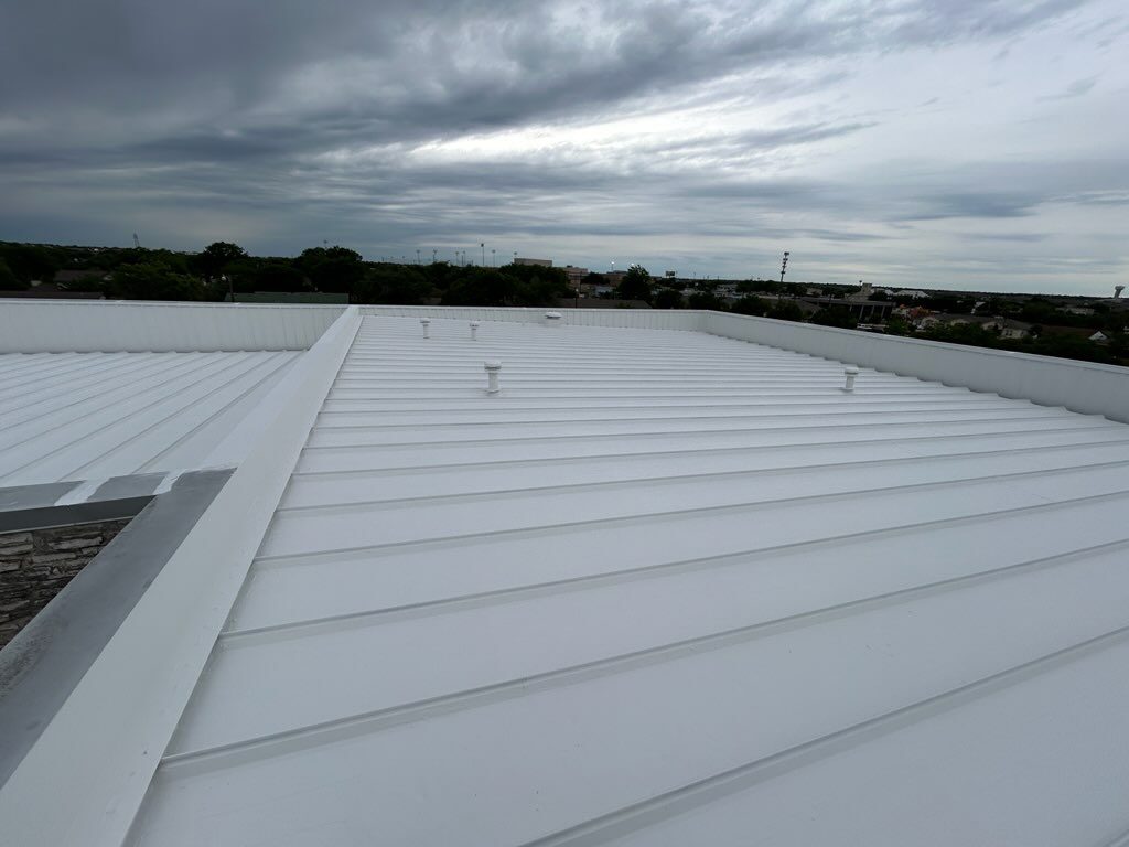 Commercial Exterior Painting Roof Coating and Restoration Project 